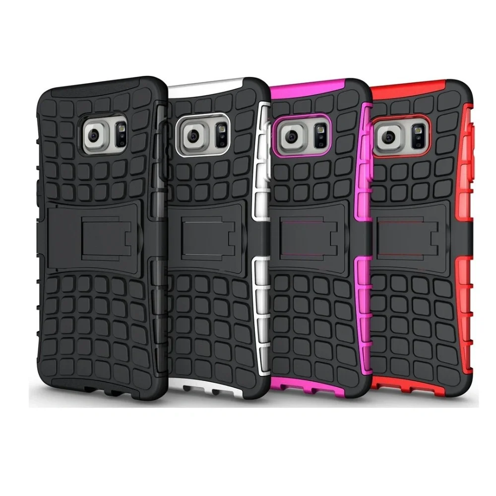 NEW 2-PACK GALAXY s6 CELL PHONE CASE ARMOUR GRIP